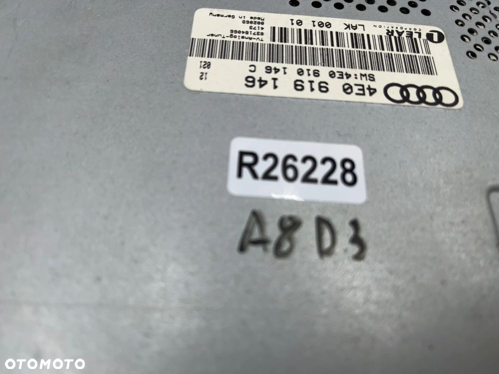 Moduł Telewizora Audi A8 D3 02-10r. sterownik wzmacniacz TV video tuner 4e0919146 - 9