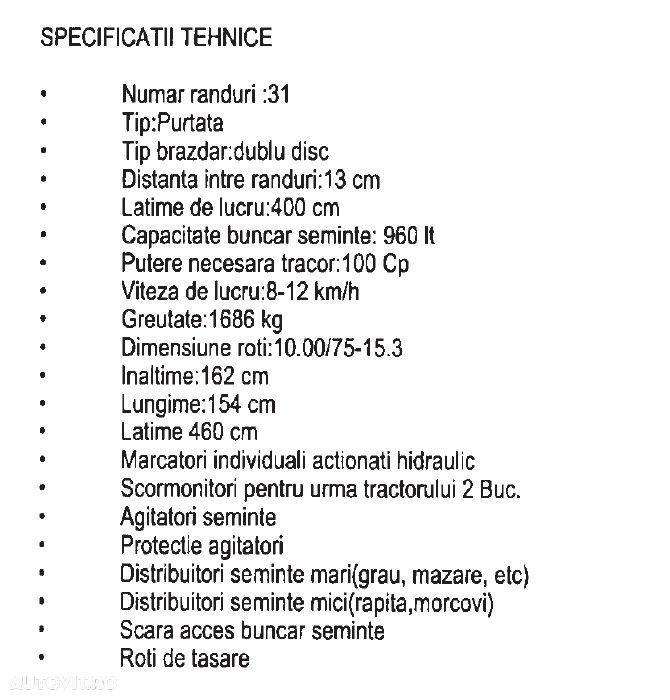 Kurt Semanatoare UMGDD 31 Fara fertilizare - 5