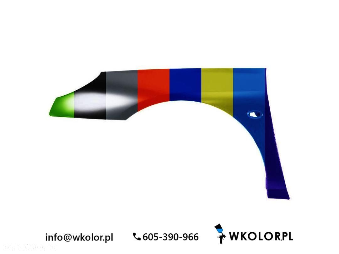 NOWY BŁOTNIK PEUGEOT 407 2009-2010 LAKIEROWANY W KOLOR - 1