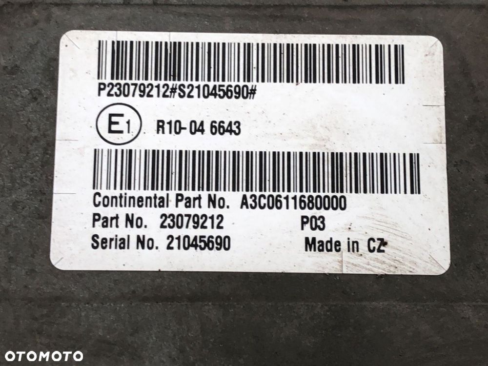 KOMPUTER STEROWNIK  VOLVO FH II 2012 - 2022 460 23079212 - 4