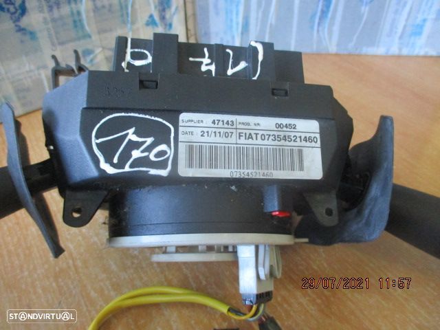 Comutador Luzes Fita Airbag 07354521460 FIAT 500 2008 - 2