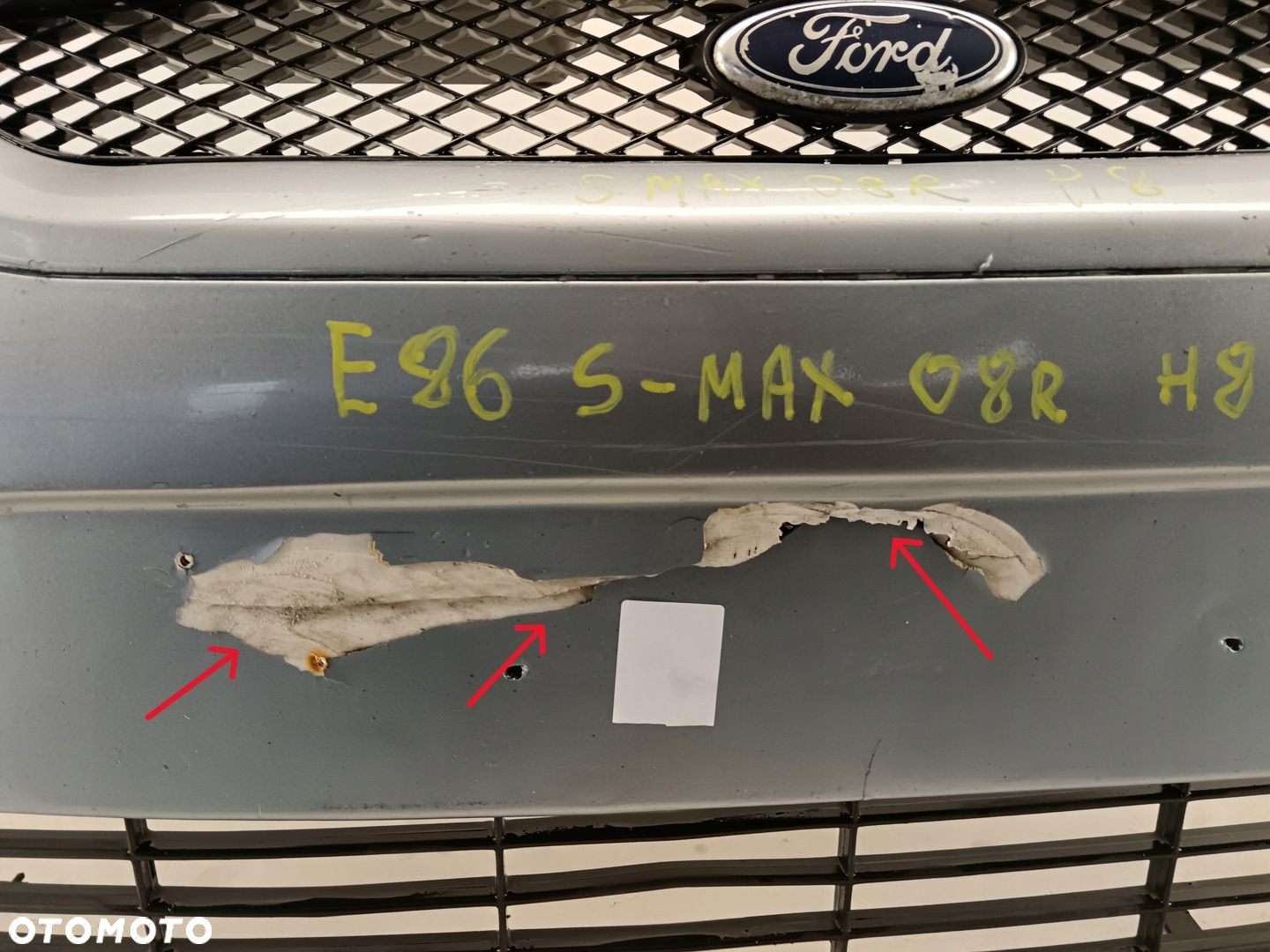 ZDERZAK PRZEDNI PRZÓD GRILL FORD S-MAX 06-10 - 3