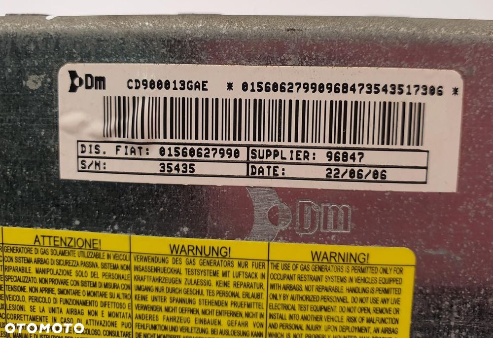 PODUSZKA AIRBAG KOLANOWA ALFA ROMEO 159 - 4