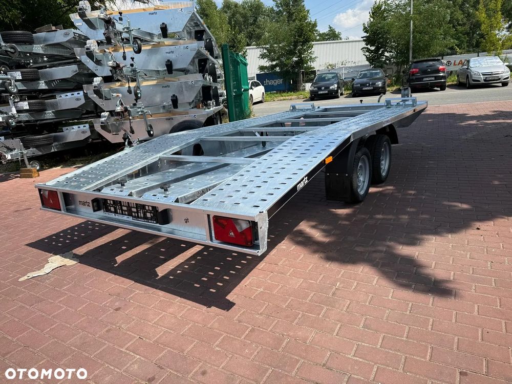 Wiola Przyczepa Laweta Martz GT PLUS 450/2 2,7T 450x200m 2 osie DMC 2700kg lekka 510kg OKAZJA! - 10