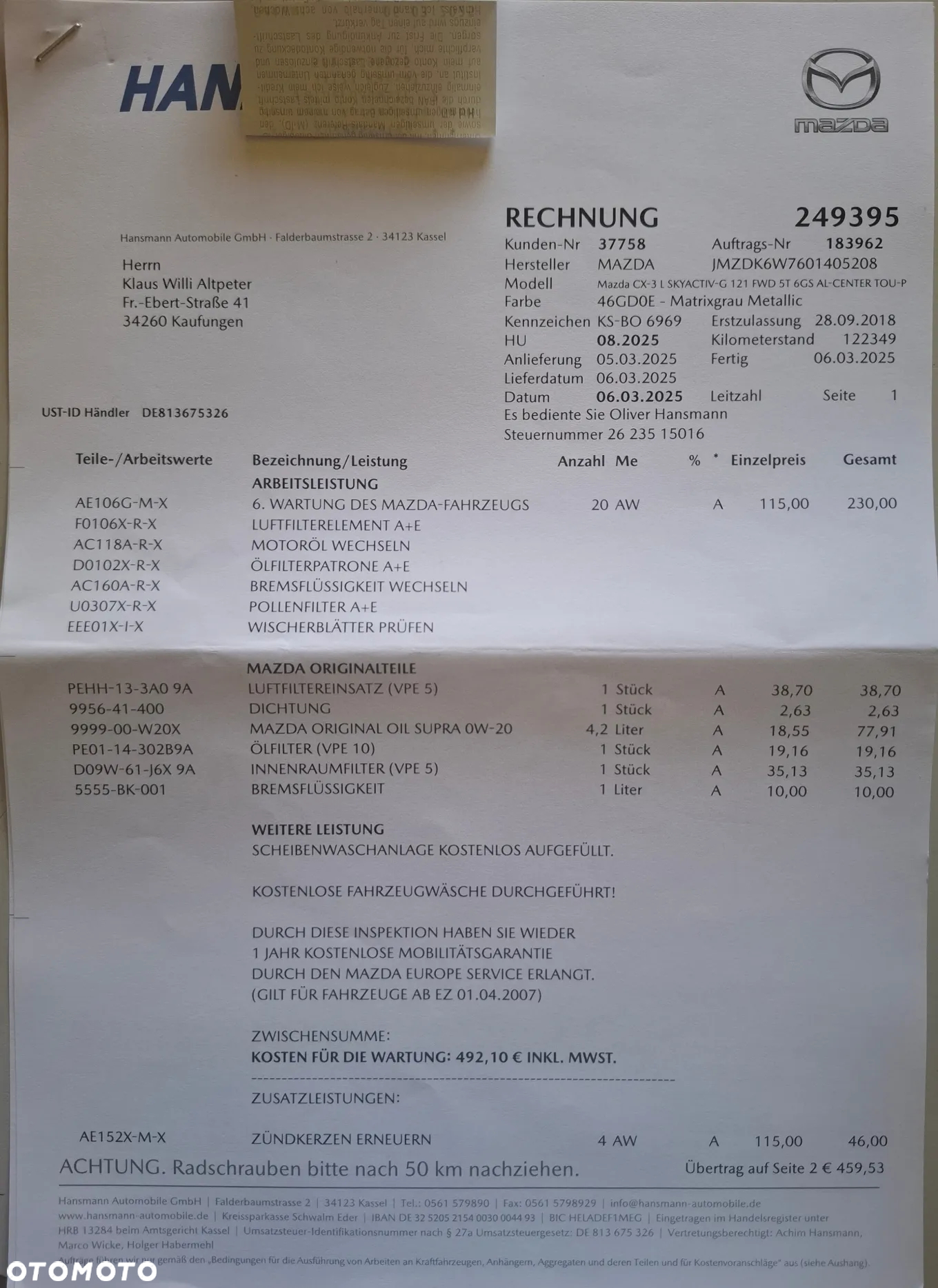 Mazda CX-3 SKYACTIV-G 121 FWD Center-Line - 22