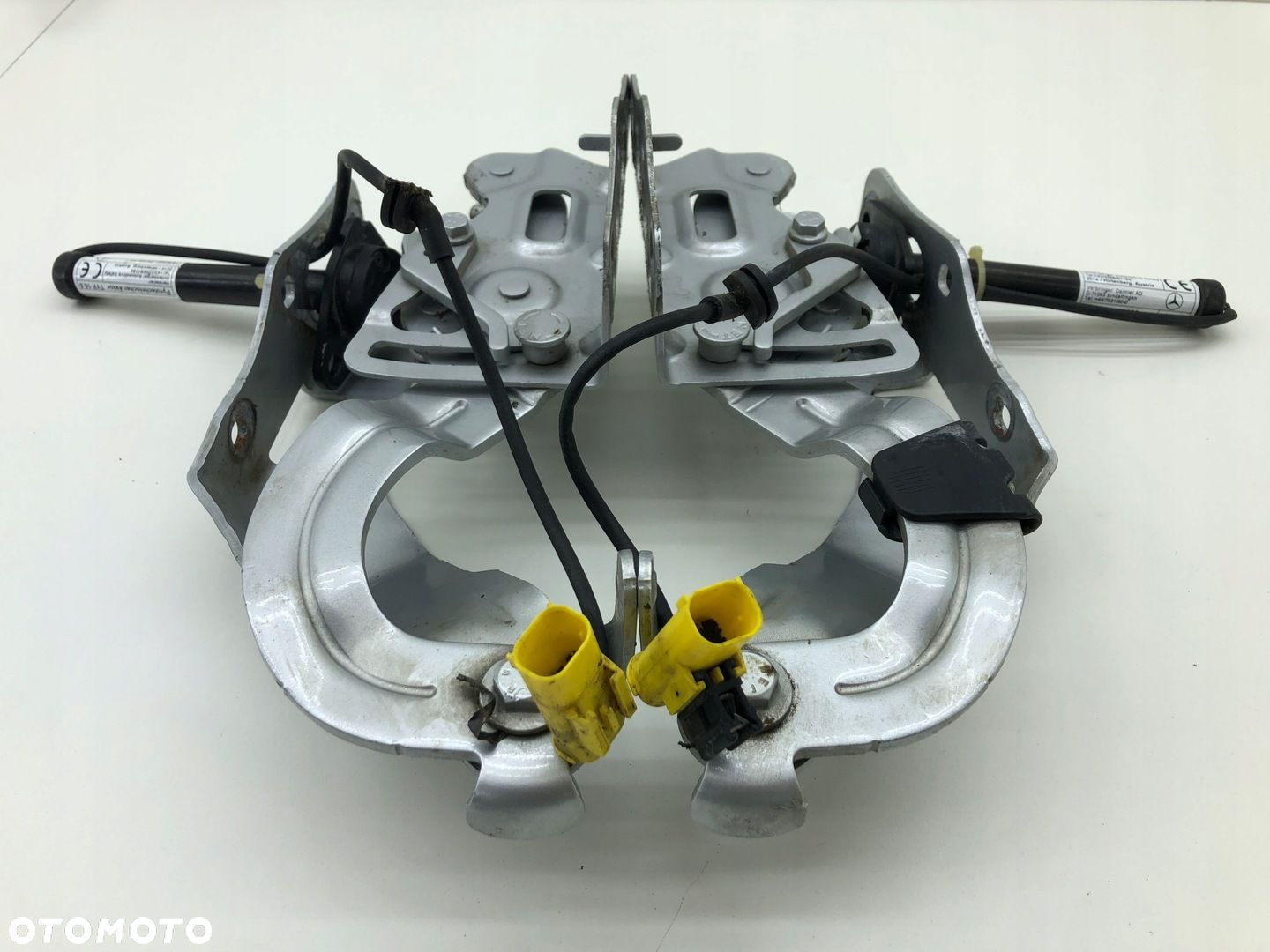 MERCEDES W205 ZAWIASY MASKI NABOJE LP KOMPLET 775 A2058800828 A2058800928 - 3