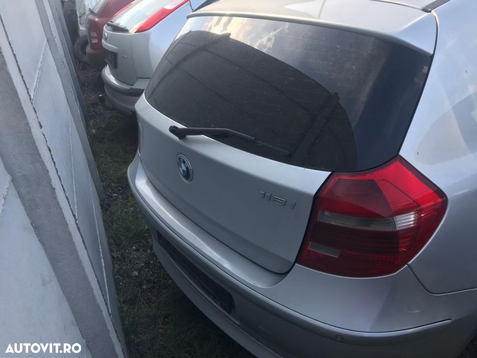 piese bmw e87 118i 105kw 2007 354 titansilber metallic cutie automată far xenon capota bara fata aripa Plansa bord caseta directie motor usa Haion - 19