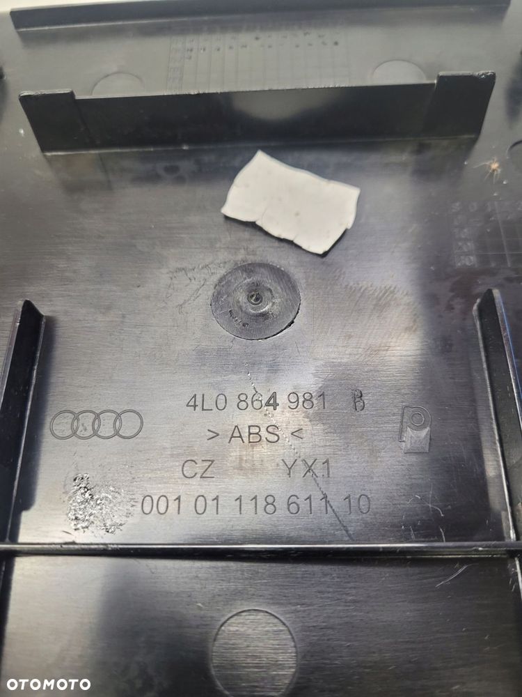 SCHOWEK PÓŁKA TUNELU AUDI Q7 4L 4L0864981B - 4
