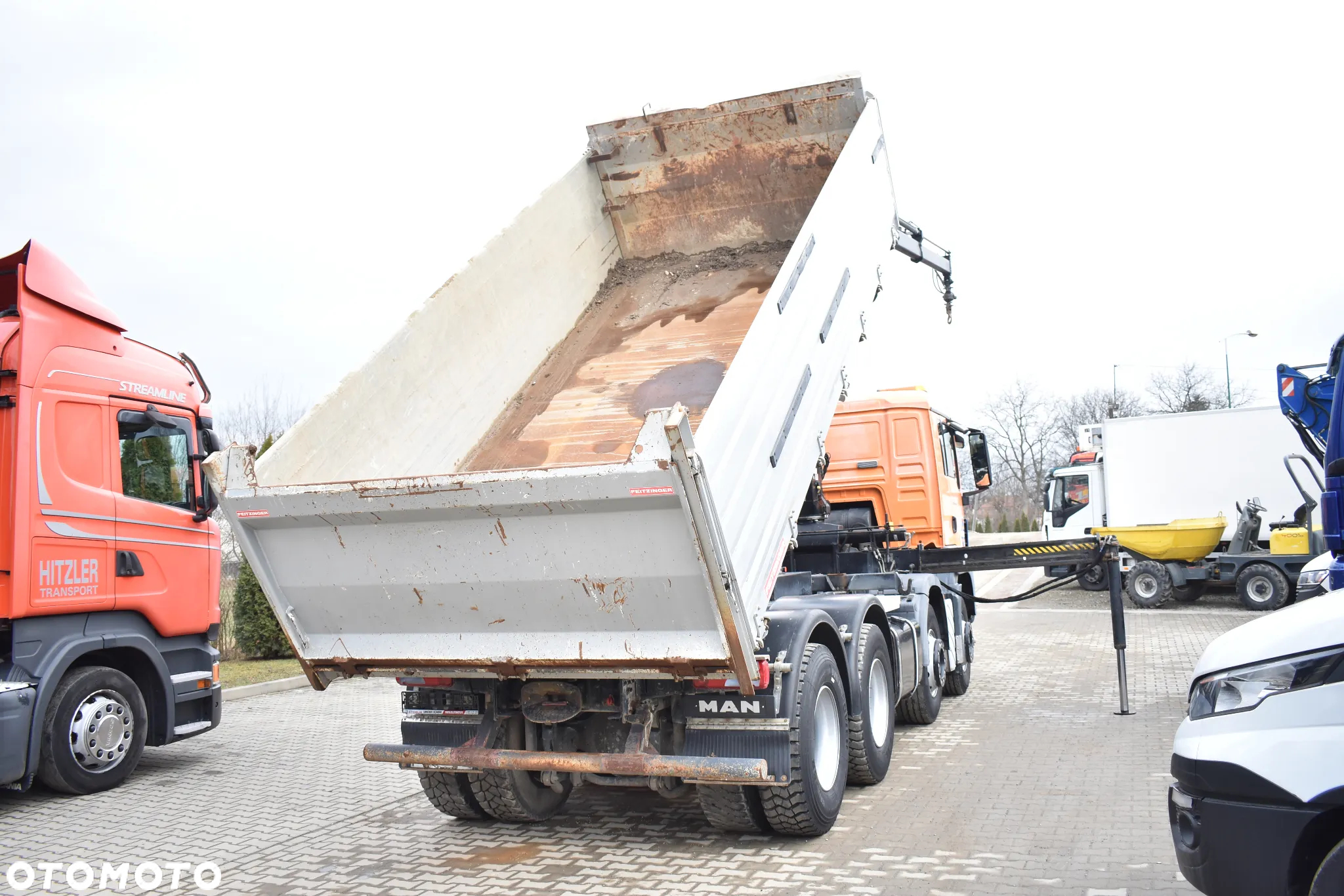 MAN TGS 35.400 Euro5 Wywrotka 8x4 + HDS HIAB XS 144 / Manual/ Resor / Kran/ Crane / Manipulator/ Sprowadzony z Austrii - 29