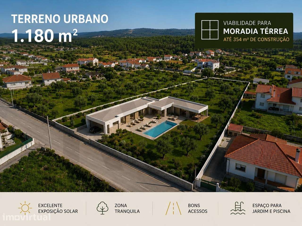 Terreno Urbano para venda em Mouriscas, Abrantes - Grande imagem: 2/6