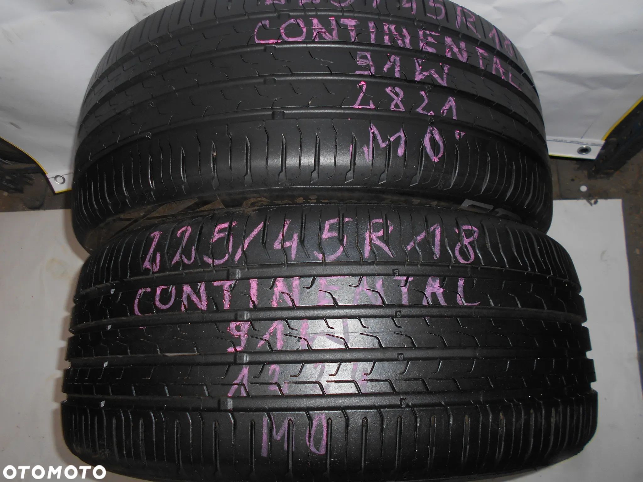 OPONY 225/45R18 CONTINENTAL ECO CONTACT 6 MO DOT 1224 / 2821 7MM - 1
