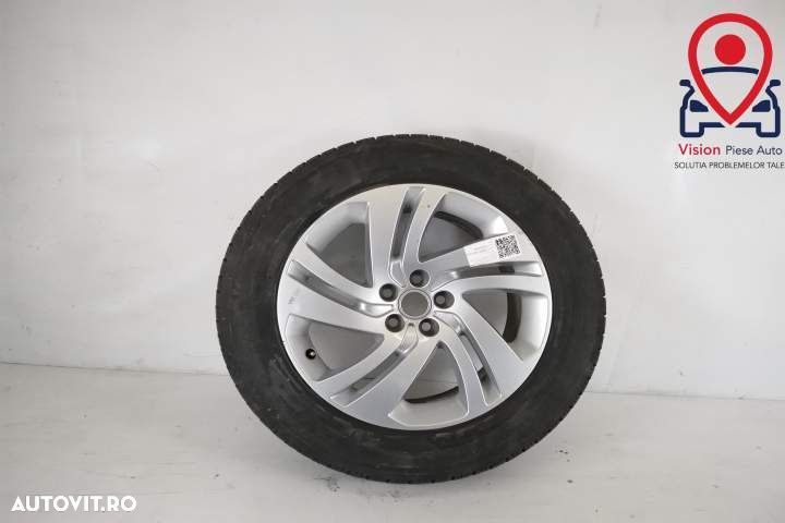 Janta Originala In Stare Buna 8J R18 ET 45 Cu Anvelopa Dunlop Land Rov - 1