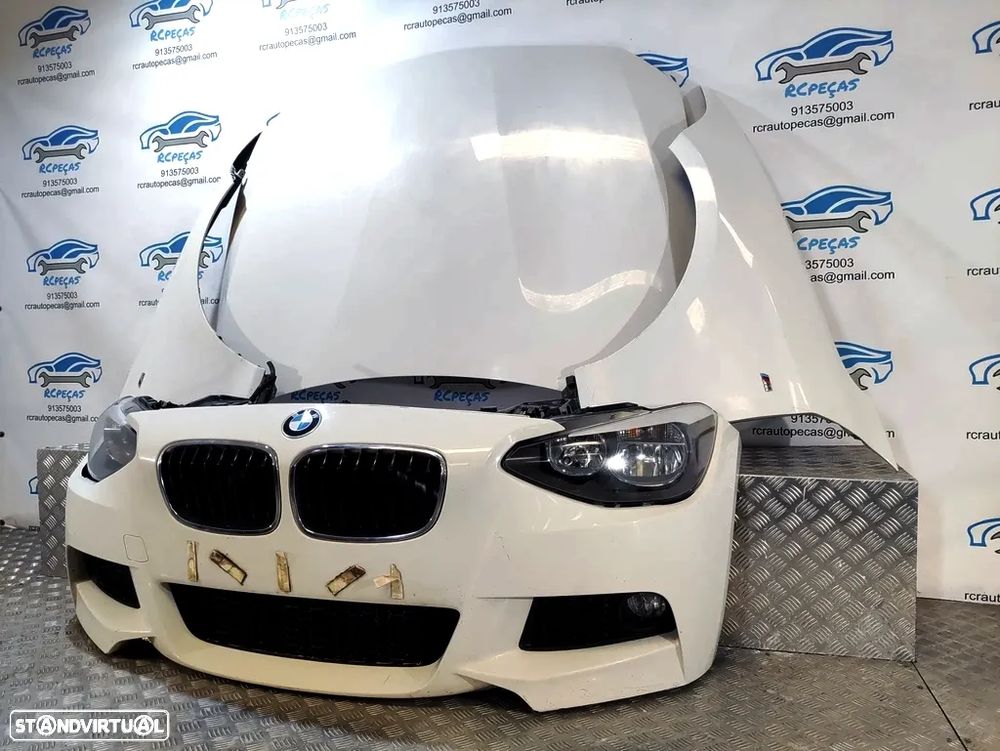 FRENTE COMPLETA BMW SERIE 1 F20 F21 PACK M - Frente Completa Xenon Diesel N47 - Parachoques Radiador Parachoque Guarda Lamas Guarda-Lama Optica Opticas Farois Farol Grelha Reforço Fibra Halogeneo - 1