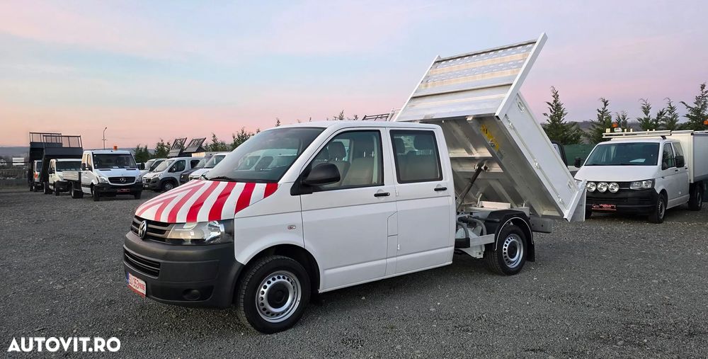 Volkswagen TRANSPORTER face lift 2.0 tdi, 140cp,  186.200 km,           basculabil 3.2t original,  07/2012 (serie 2013).  (factura cu TVA, SEAP , finantare PJ, rate PF - 1