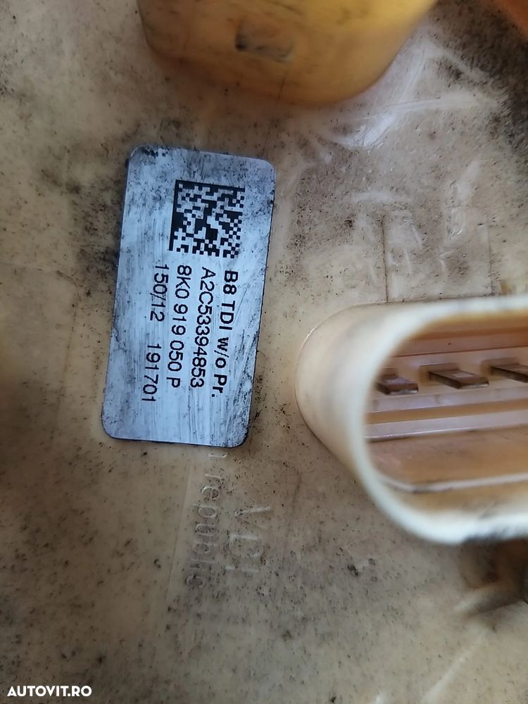 Pompa combustibil 2.0 tdi audi a4 b8 8k a2c53394853 8k0919050p - 2