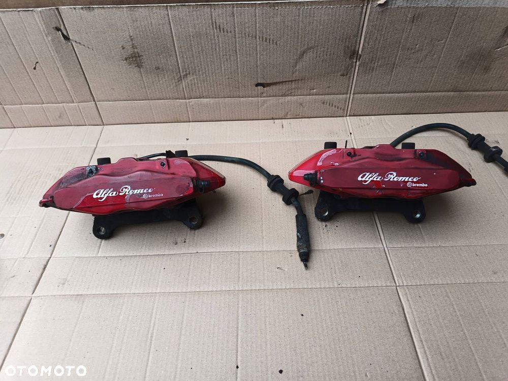 alfa romeo giulietta duże brembo + adapter zaciski hamulcowe przód komplet - 1