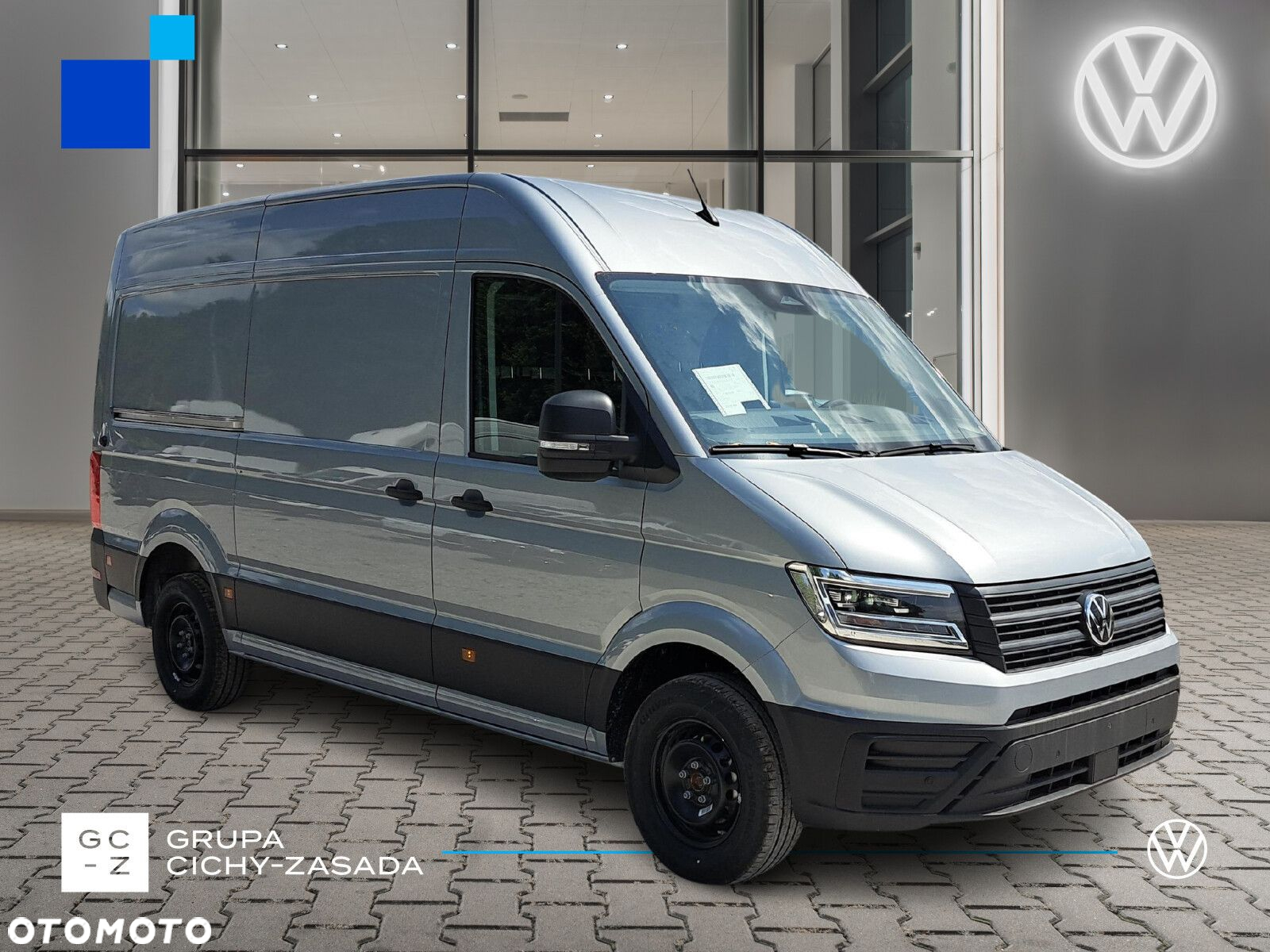 Volkswagen Crafter 35 Furgon z wysokim dachem silnik: 2,0 l EU6 SCR 177 KM / skrzynia biegów: 4MOTION automatyczna 8-biegowa rozstaw osi: 3640 mm - 7