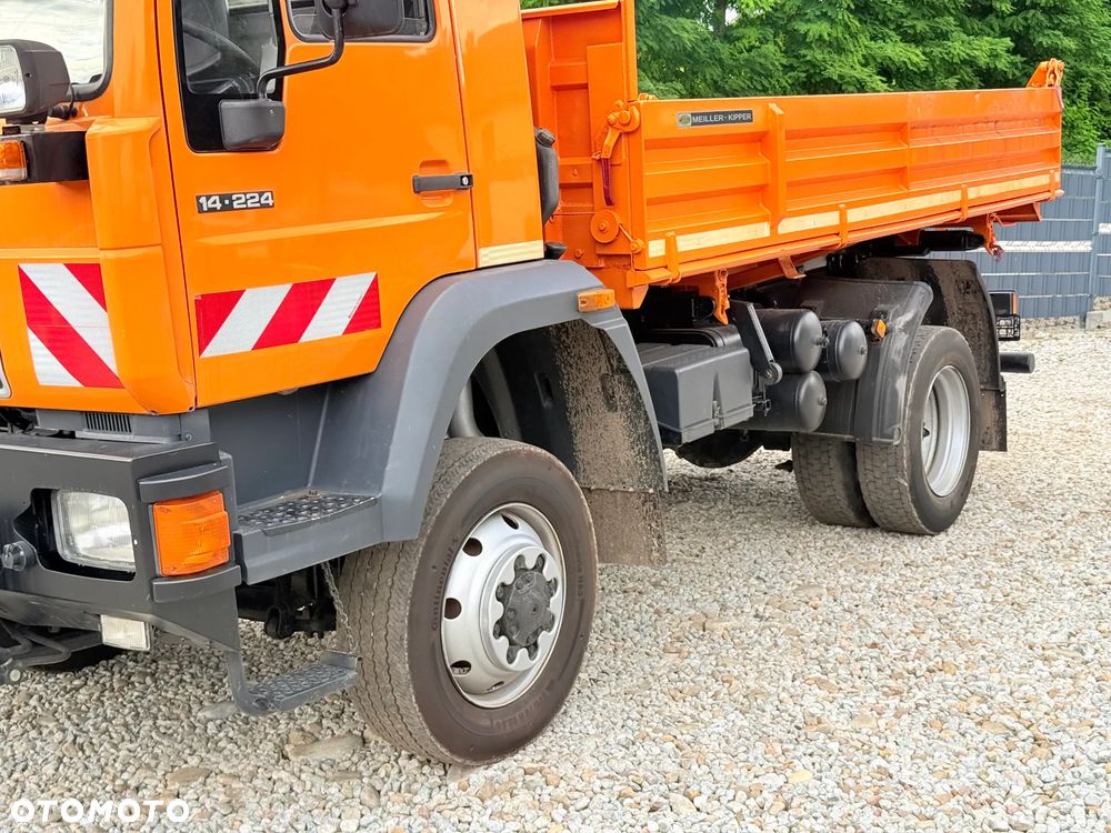 MAN * MAN 14-220 * Kiper Wywrotka Meiller * 4x4 * Zimowe Utrzymanie * Unimog * - 6