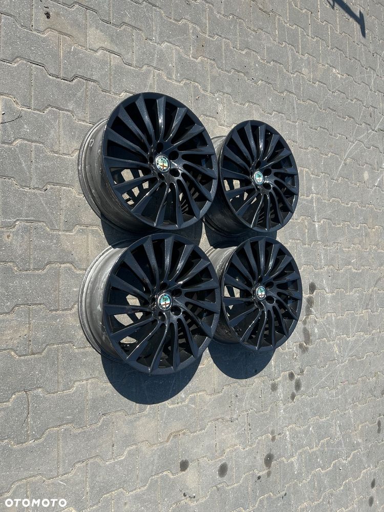Alfa Romeo alufelgi 18 cali 5x110 Giulia Giulietta Fiat 500X czarne - 13