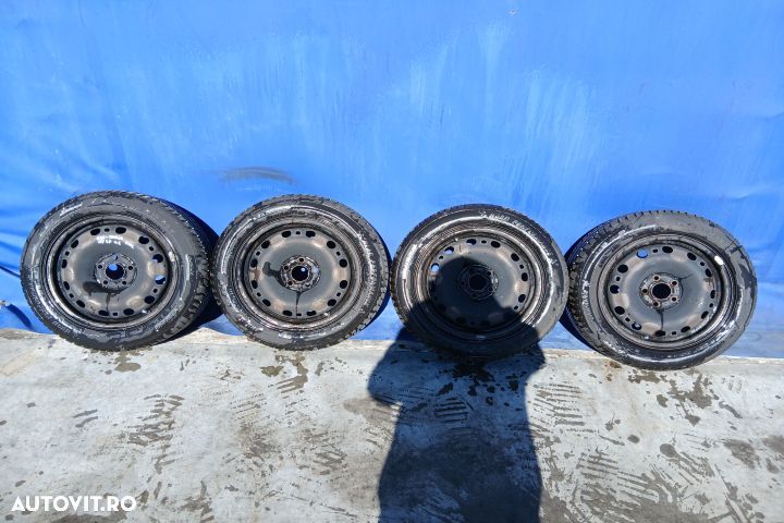 Jante tabla cu anvelope 15 - set 6Q0601027B 195/55 R15 ET43 6JX15H2 6 - 1