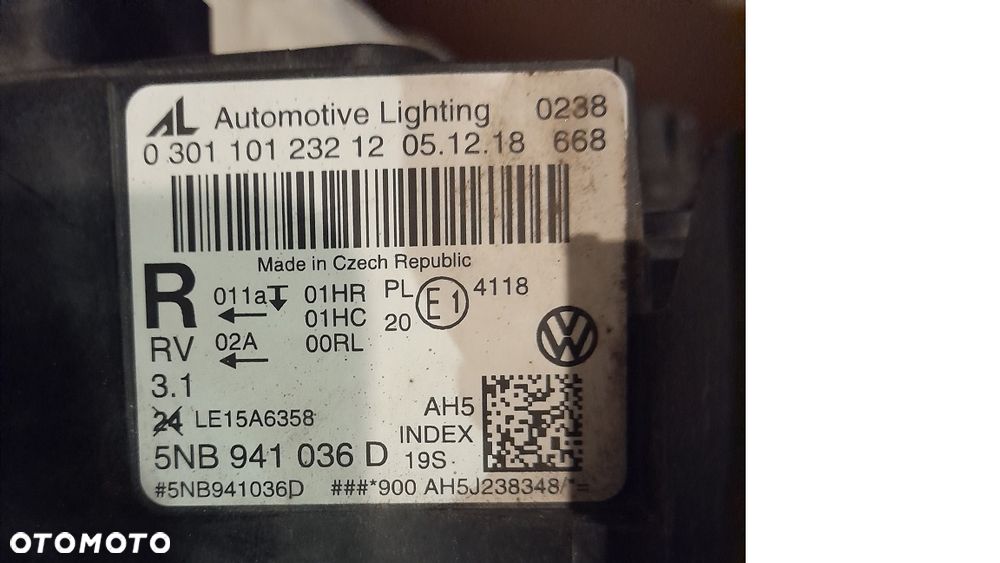 Lampy przednie VW Tiguan komplet - 2