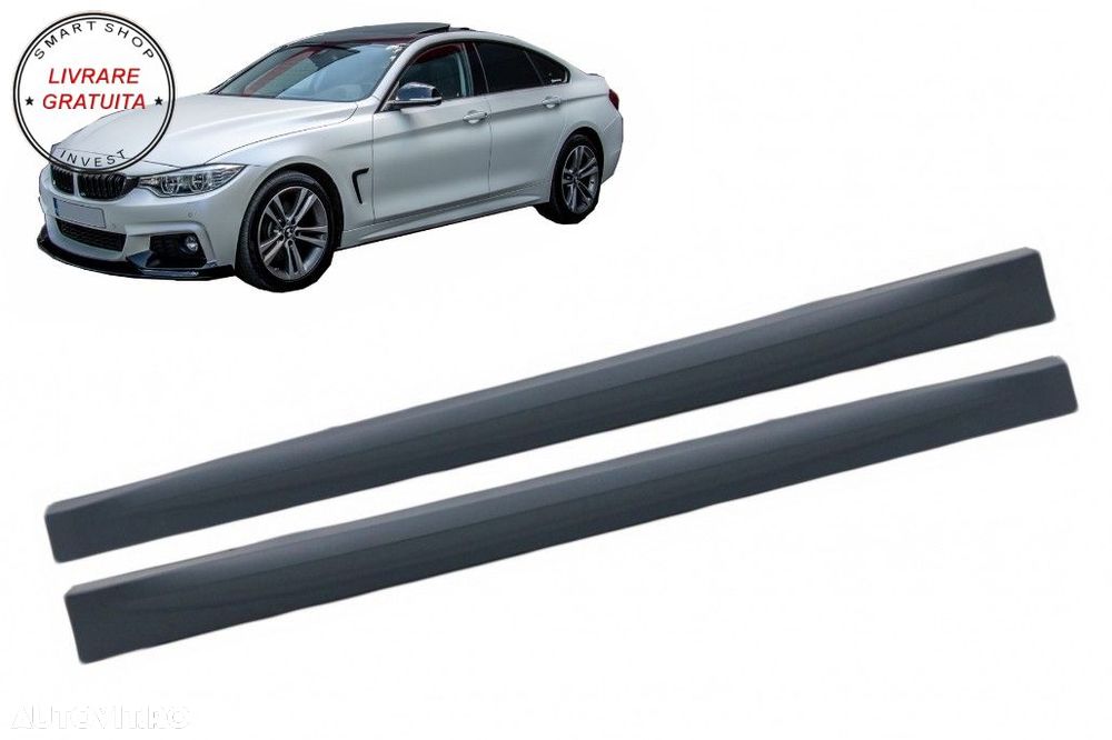 Praguri laterale BMW Seria 4 F36 Gran Coupe (2013-03.2019) M4 Design- livrare gratuita - 1