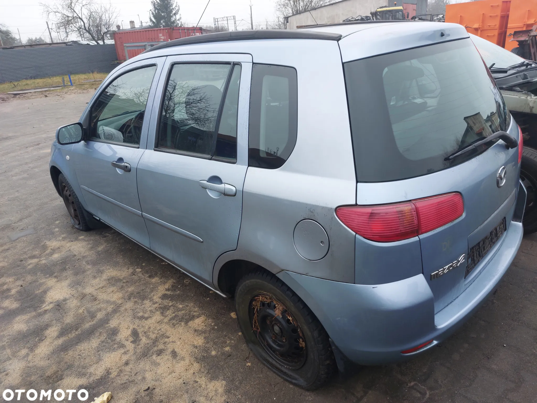 MAZDA 2 2004 r. 1,4 benz na części drzwi szyby lusterko klapa maska lampy zamek klamka - 8