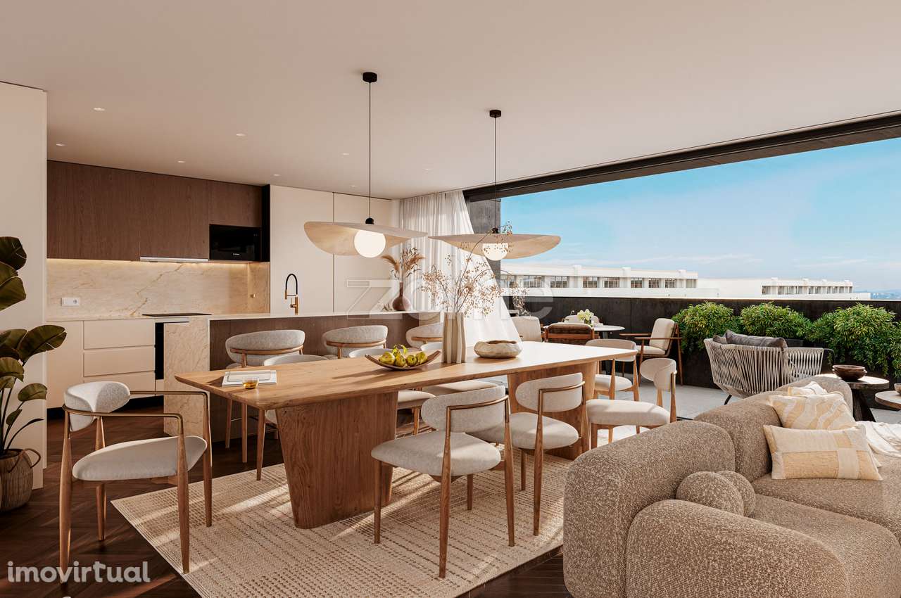 Penthouse T4 Duplex, com 3 suites em Leça da Palmeira - Grande imagem: 5/20