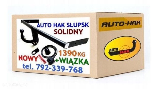 Polski Markowy Kompletny Nowy Hak Holowniczy Auto-Hak Słupsk + Kula + Wiązka do VW Volkswagen Polo 9N HTB Hatchback 3/5 Drzwi od 2002 do 2009 GWARANCJA - 1