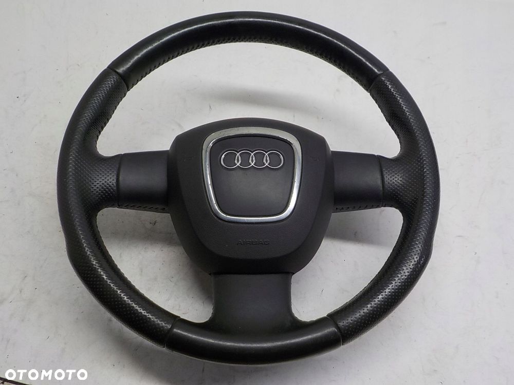 AUDI A3 II 8P KIEROWNICA SKÓRA ŁOPATKI PODUSZKA AIRBAG 8P0880201AJ - 1