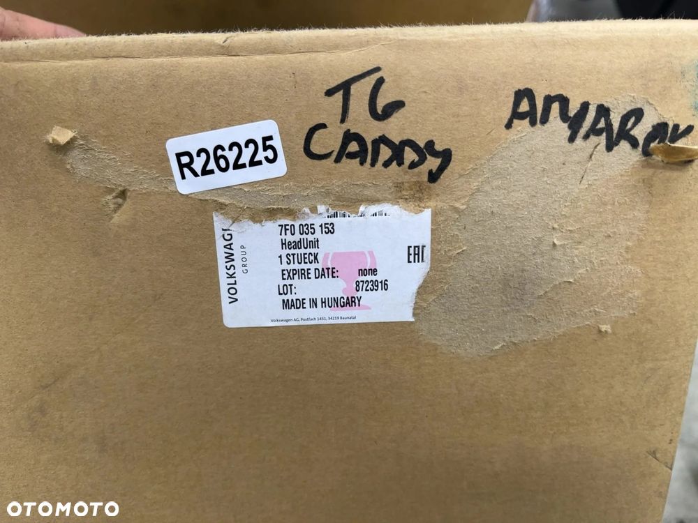 Radio VW Caddy III Lift Amarok Transporter T6 T6.1 Multivan 15-20r. z kodem do radia tuner fabryczny - 10
