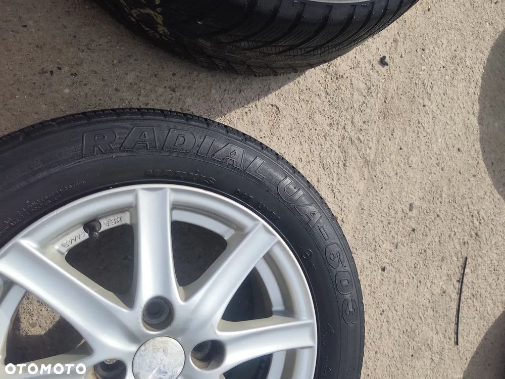 4x100 Felgi Aluminiowe Alufelgi 14 Koła letnie lato Mitsubishi Colt Carisma Lancer Mirage Rover 200 25 400 45 Subaru Justy Toyota Yaris Corolla Suzuki Swift Baleno Liana Ignis Kia Rio Picanto Daihatsu Sirion Charade Hyundai Accent i10 i20 Getz Honda Civic City Jazz Fit PRELUDE Mazda 121 323 Demio Legnica ALU-RAD 165/70 6,5-7mm - 12