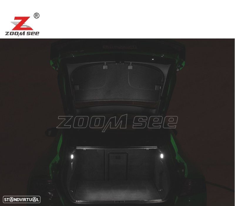 KIT COMPLETO DE 18 LÂMPADAS LED INTERIOR PARA AUDI A7 S7 RS7 SPORTBACK 2012 + - 4