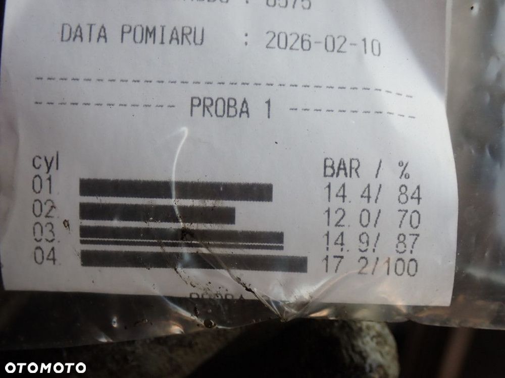 RENAULT SCENIC II (1,6 K4M782 83KW 115KM ) SILNIK BENZYNA  K4M782 - 7