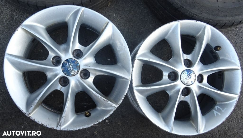 Jante aliaj Ford Fiesta R14 5.5Jx14H2 ET35 cu cauciuc - 2