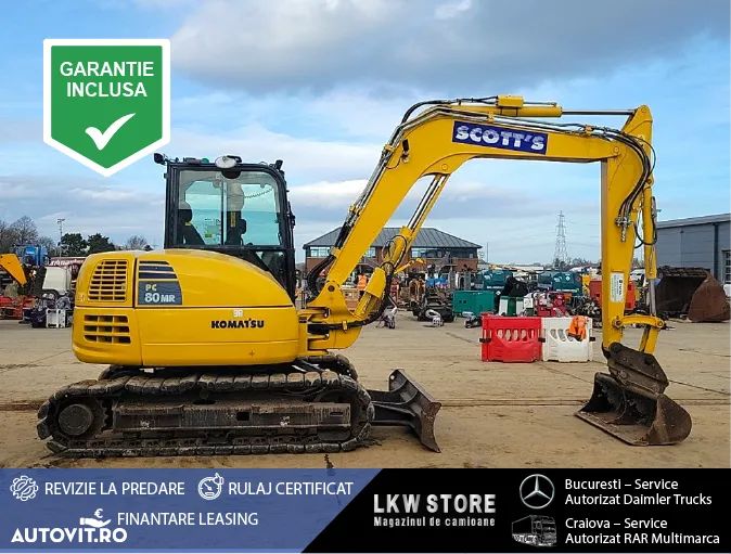Komatsu PC80MR-5E0 Excavator, TOP !!! - 1