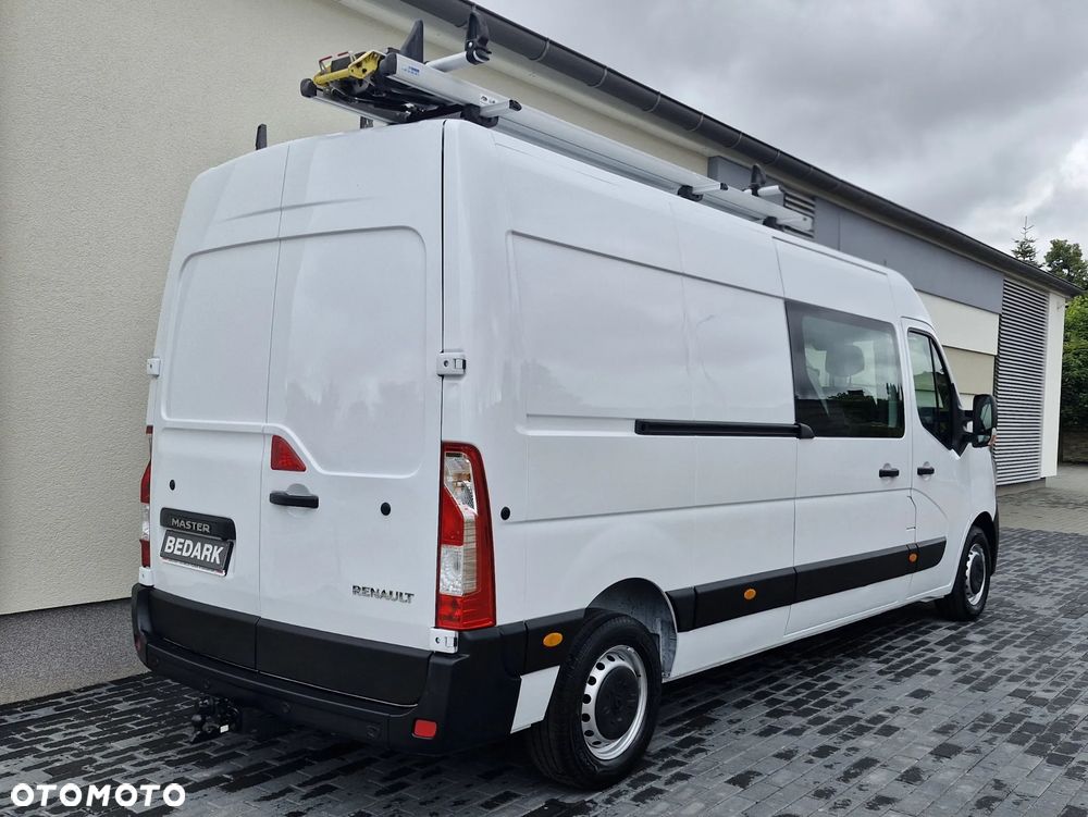 Renault Master, L3H2, BRYGADÓWKA, 7 miejsc, DOKA, nawigacja, hak, klima - 5