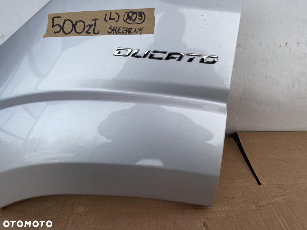 DUCATO BOXER JUMPER 14- BŁOTNIK PRZEDNI LEWY PRZÓD SREBRNY - 2