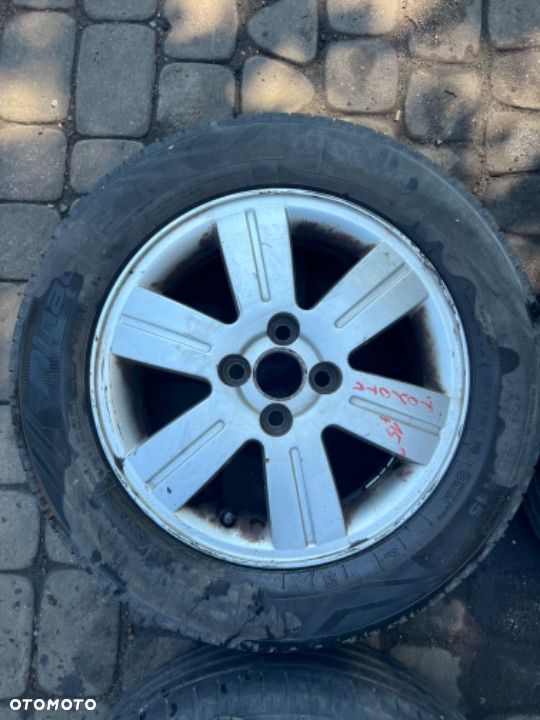 KOMPLET KOŁ ALUMINIOWYCH Z OPONAMI KOŁA TOYOTA COROLLA E11 E12 YARIS II 15 ET45 4x100 195/60 R15 - 4