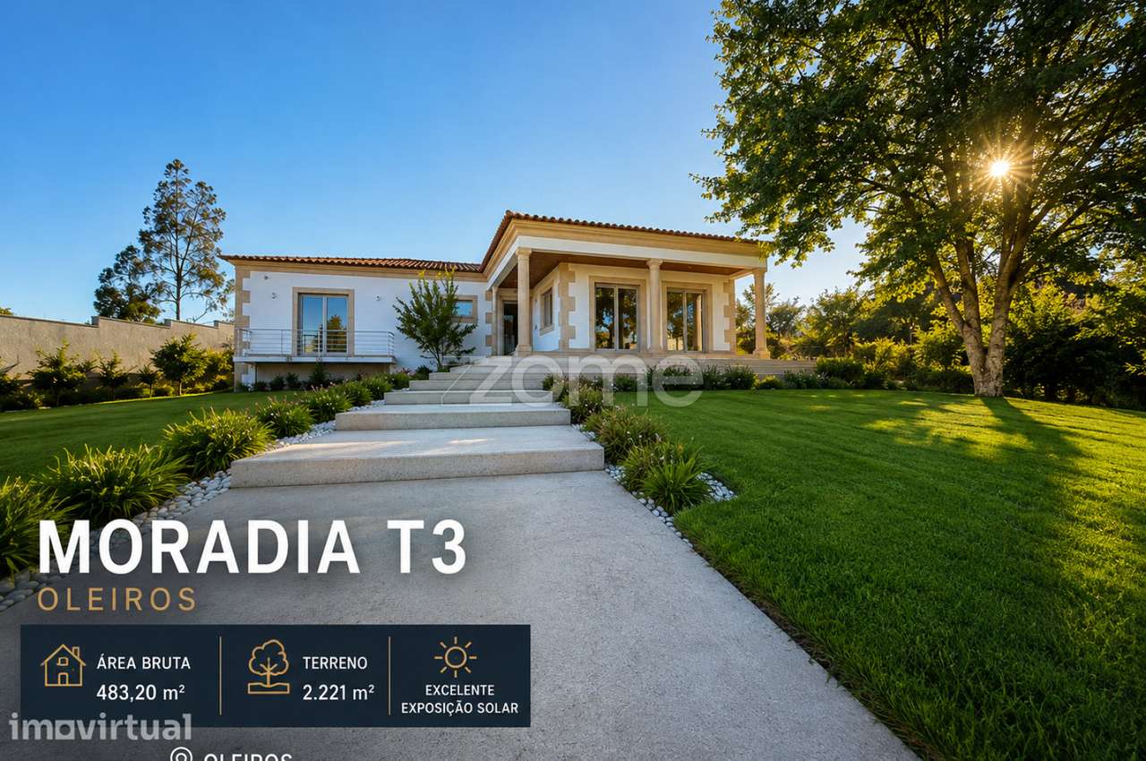Exclusiva Moradia T3 com Amplo Jardim em Oleiros, Braga - Grande imagem: 2/45