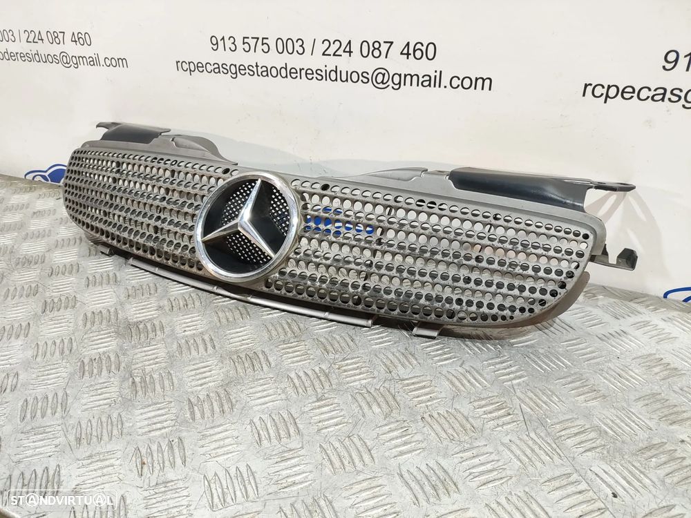 Grelha Central Pará-choques Frente Frontal Mercedes Benz SLK R170 Original - 5
