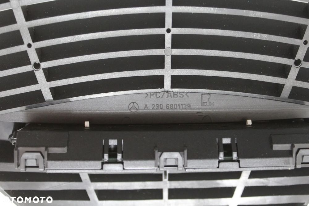 Kratka nawiewu środkowa czarna centralna z konsoli OE Mercedes SL R230 W230 - 15