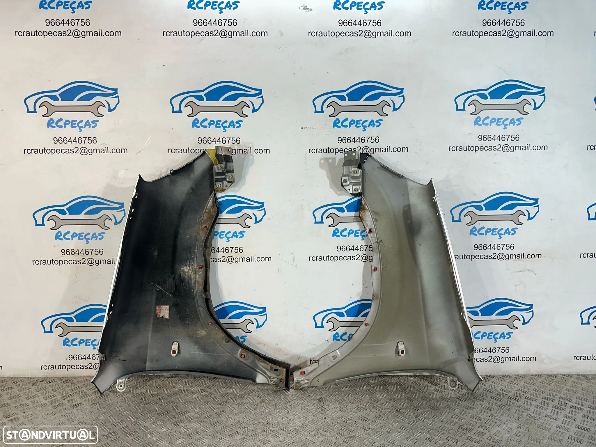 .Conjunto Guardalamas Frente Frontal Esquerdo Direito Honda CRV MK2 RD4 RD5 RD6 RD7 RD8 RD9 2001 - 2006 - 5