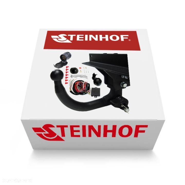 AUTOMAT WYPINANY HAK HOLOWNICZY+MODUŁ13PIN VOLVO V50 KOMBI + S40 SEDAN + FL od 2004 do 2012 - 9