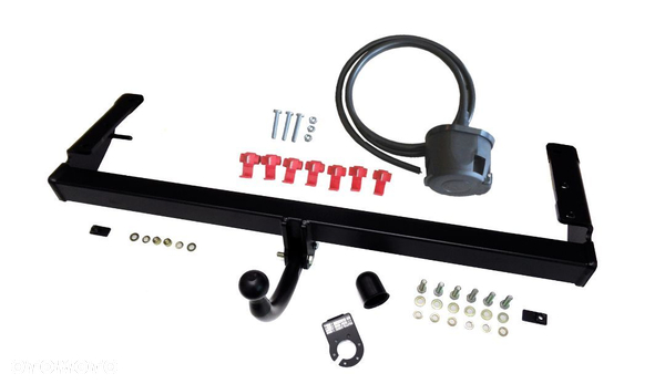 NOWY SŁUPSK AUTO HAK HOLOWNICZY + UNIWERSALNA WIĄZKA 7 PIN do VOLVO S80 S-80 SEDAN 4 DRZWI 1998-2006