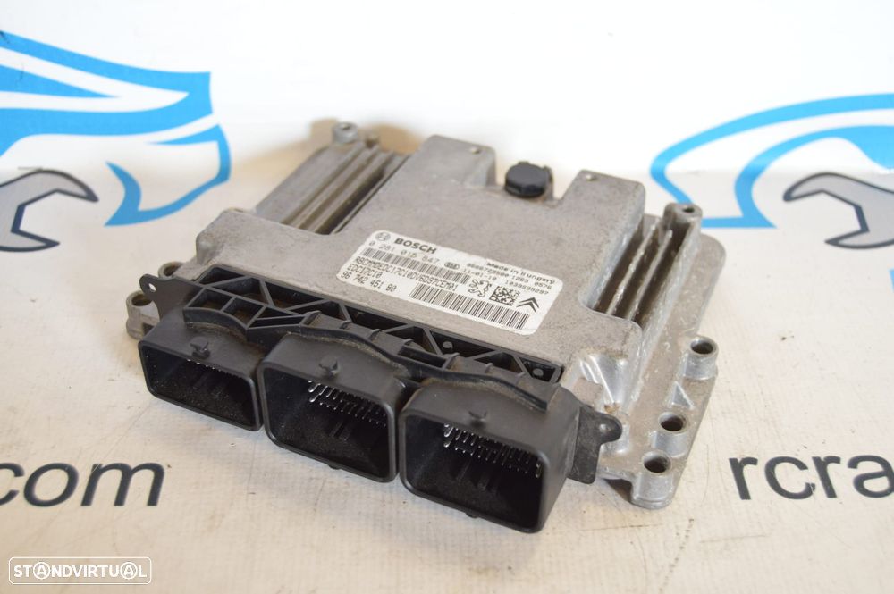 CENTRALINA BOSCH ECU MOTOR ORIGINAL 0281015847 9674245180 9HP 9H06 10JBOL CITROEN DS3 DS 3 1.6 HDI 92CV PEUGEOT 207 308 CITROEN C4 PICASSO - 6