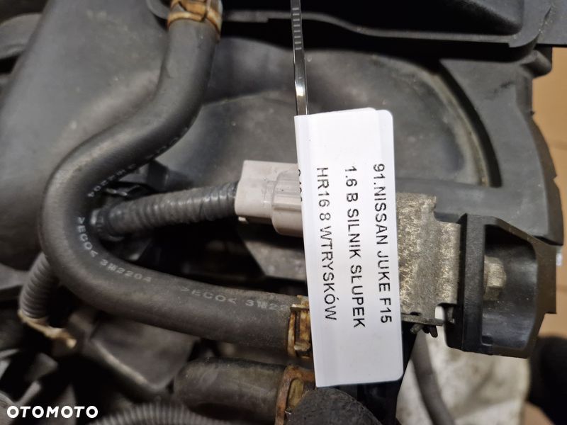 nissan juke 1 i f15 1.6 b silnik słupek hr16 8 wtrysków - 4