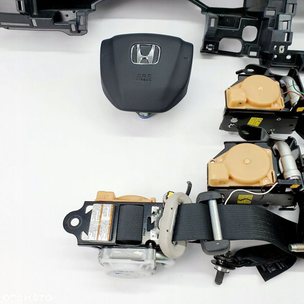 HONDA CIVIC 10 X DESKA ROZDZIELCZA KONSOLA KOKPIT PULPIT PODUSZKI AIRBAG AIR BAG PASY KIT SET - 10