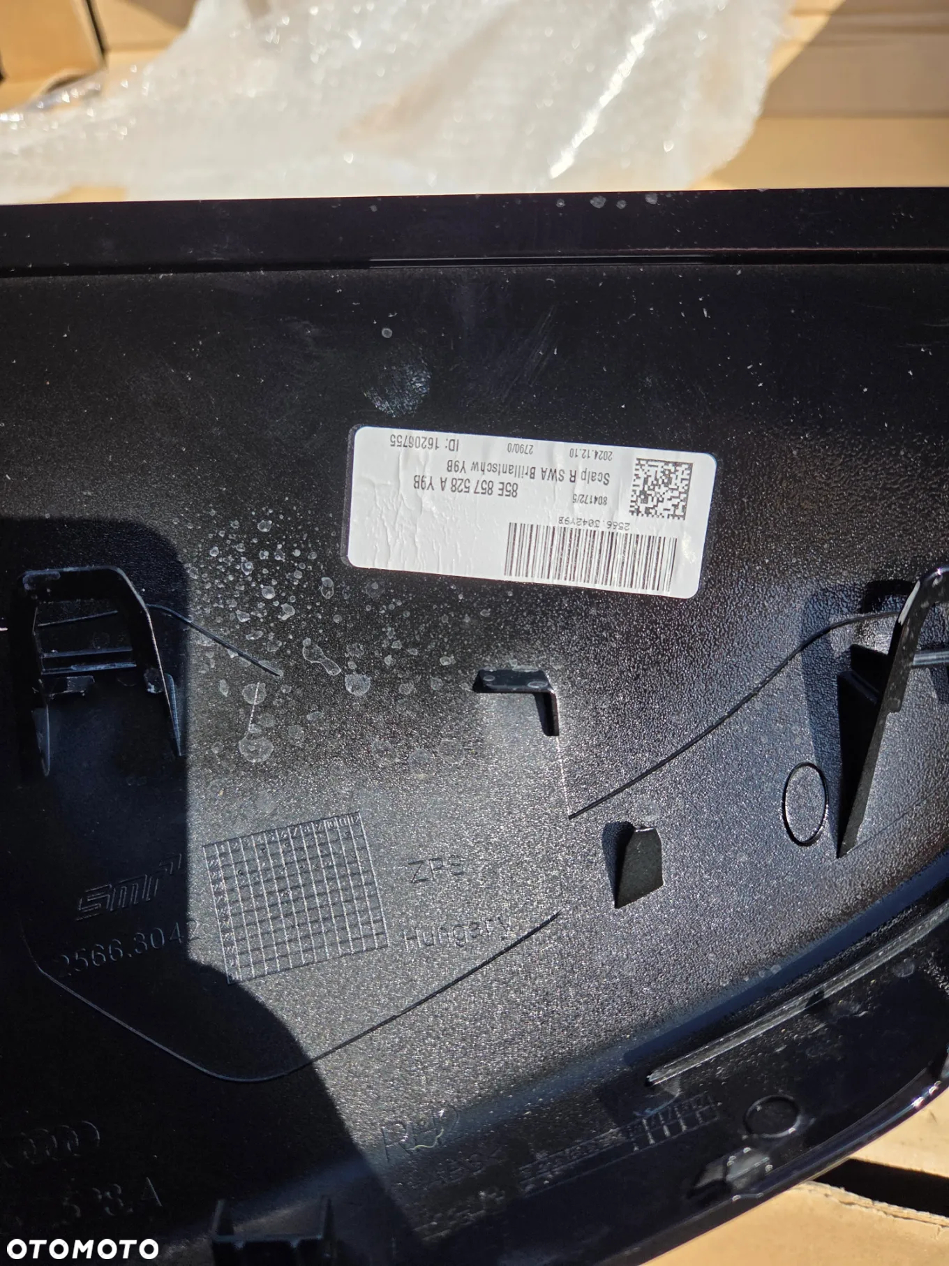 nakładki Nakładka prawa lewa lusterka Audi A5 III B10 85E857527A 85E857528A Obudowa lusterka - 10