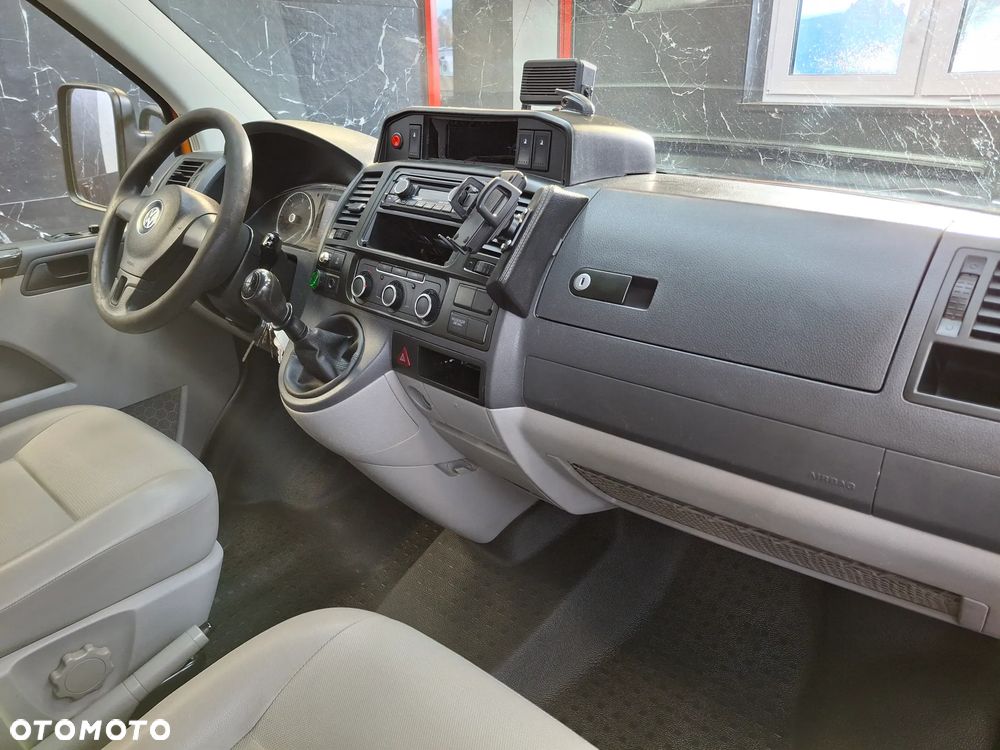 Volkswagen Transporter T5 Lift Doka Brygadówka Serwisowy Drogowy Półki Szuflady Warsztat Auto Warsztat Służba Drogowa Pomarańczowy Mobilny Serwis - 24